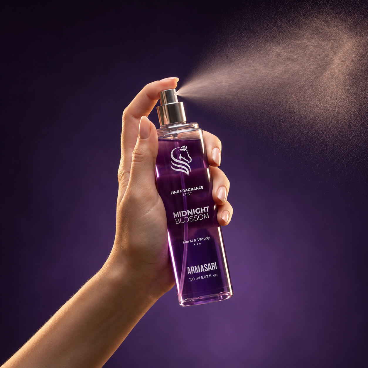 Armasari Midnight Blossom Body Mist 150 ml Parfümierter Body Spray für Damen