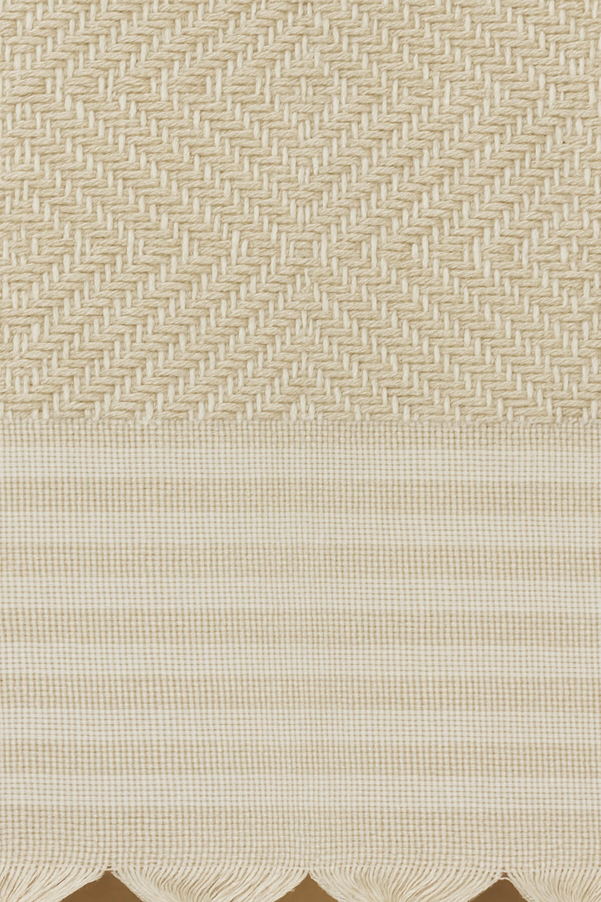 Alora Beige Sofadecke 180×220 cm – 100 % Baumwolle, Weich & Stilvoll