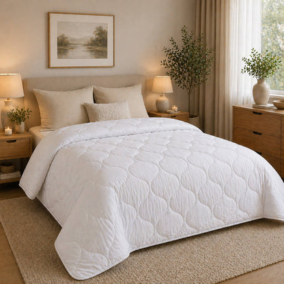 Bonny Home Mikrofaser-Doppelbettdecke 195 x 215 cm