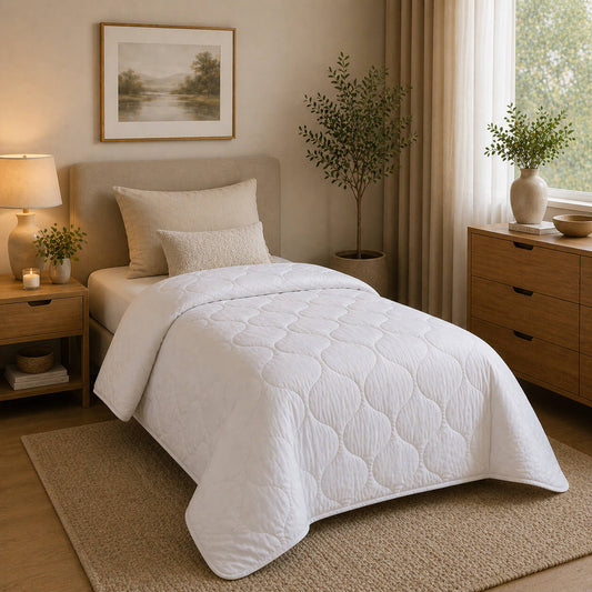 Bonny Home Mikrofaser-Einzelbettdecke 155 × 215 cm