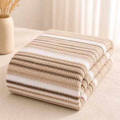 Bonny Home Evium Decke Braun 180x220 cm Baumwolle – 4 Jahreszeiten