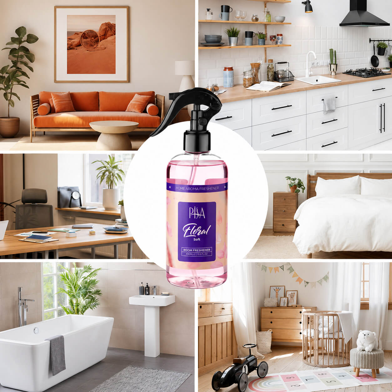 Pisa Floral Soft Raumspray 400 ml Raumduft
