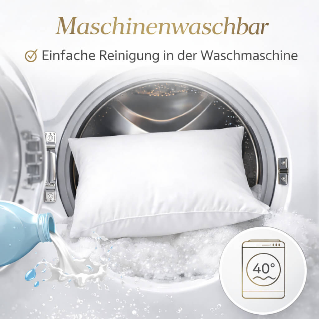 Bonny Home 50x70 cm Silikon Kissen 1.000 g - 2 Stück