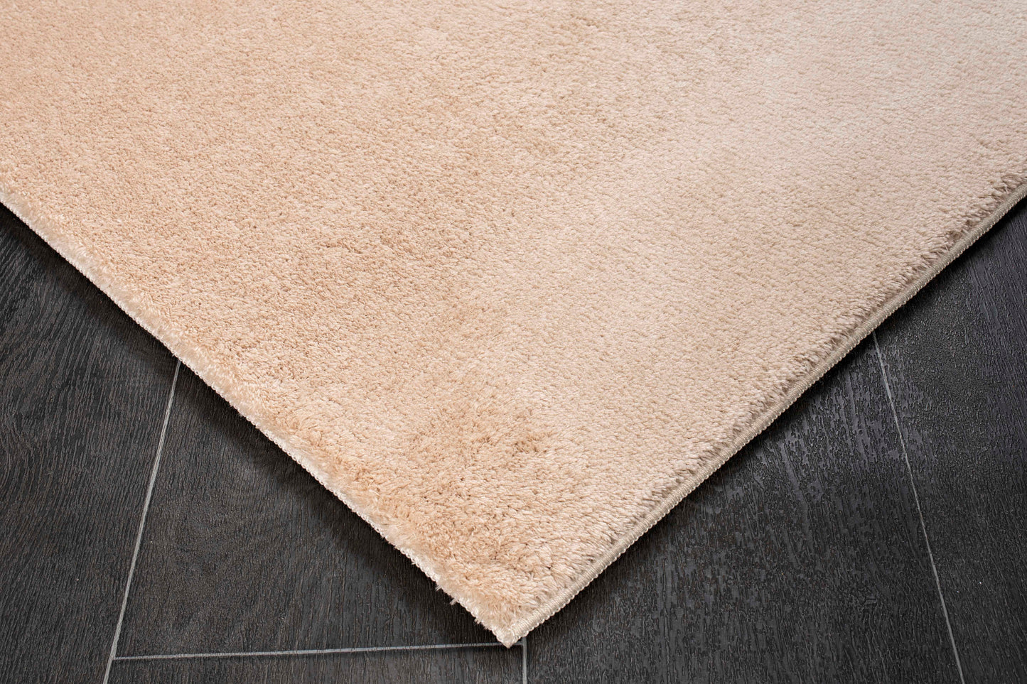 Relax Beige Teppich fuer Wohnzimmer, Zimmer und Flur – Rutschfeste Unterseite, Maschinenwaschbar, Laeufer