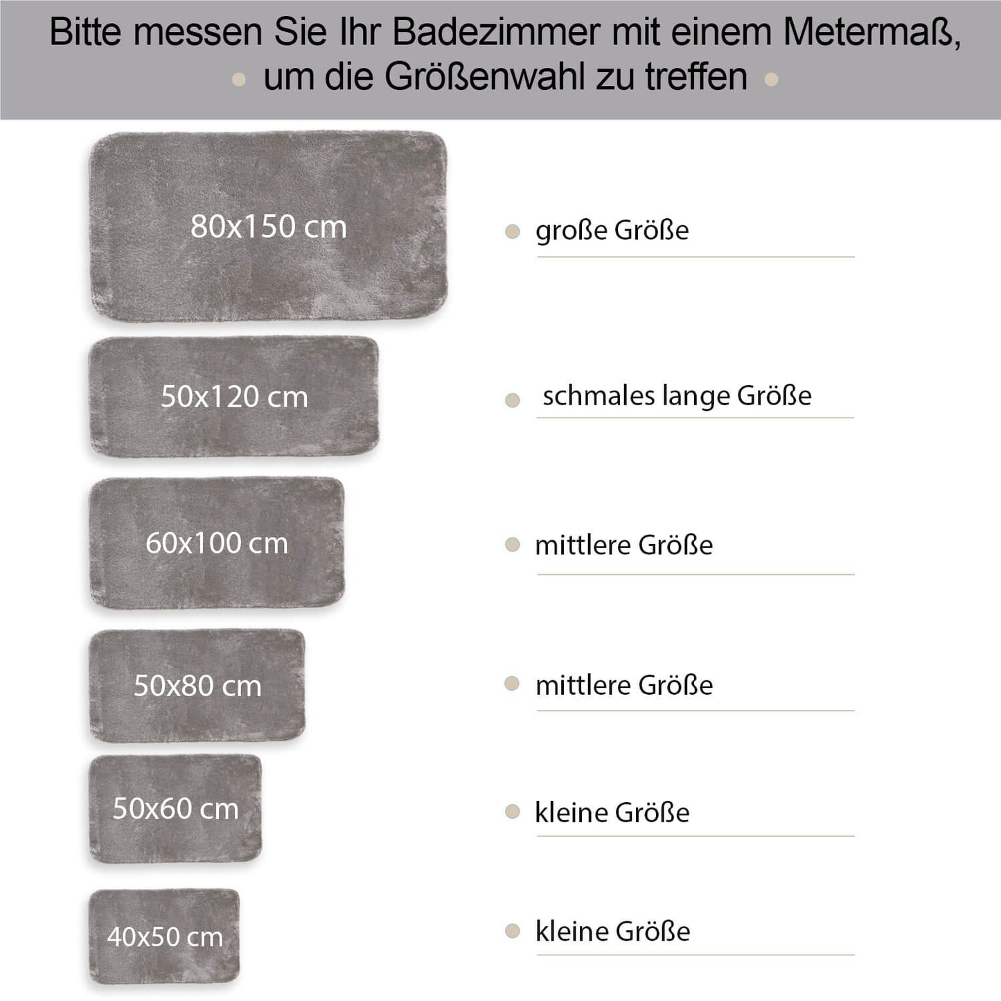 Relax Braun 2er Set Badematte Rutschfeste Badematte mit Plüschoberfläche