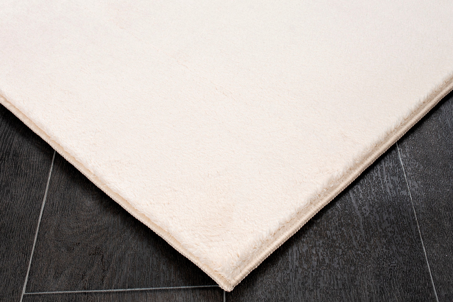 Relax Creme Teppich fuer Wohnzimmer, Zimmer und Flur – Rutschfeste Unterseite, Maschinenwaschbar, Laeufer