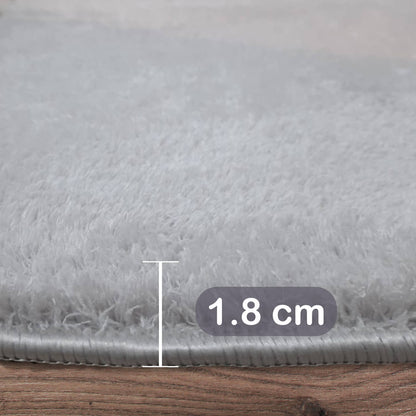 Relax Grau 2er Set Badematte Rutschfeste Badematte mit Plüschoberfläche