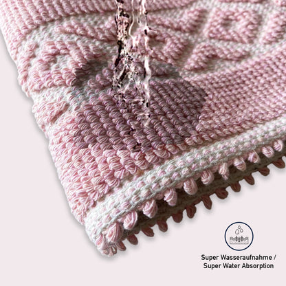 Bonny Home Soffy Rosa & Rosa 2er Pack Badematte