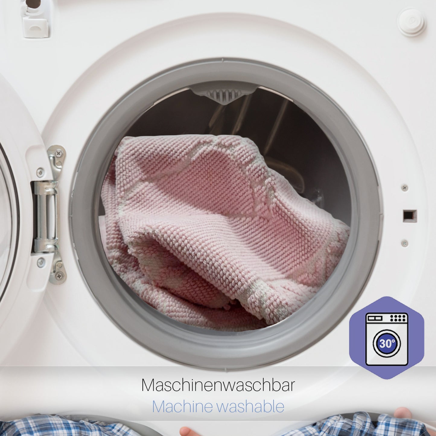 Bonny Home Soffy Rosa & Rosa 2er Pack Badematte