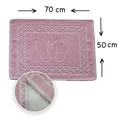 Bonny Home Soffy Rosa & Rosa 2er Pack Badematte