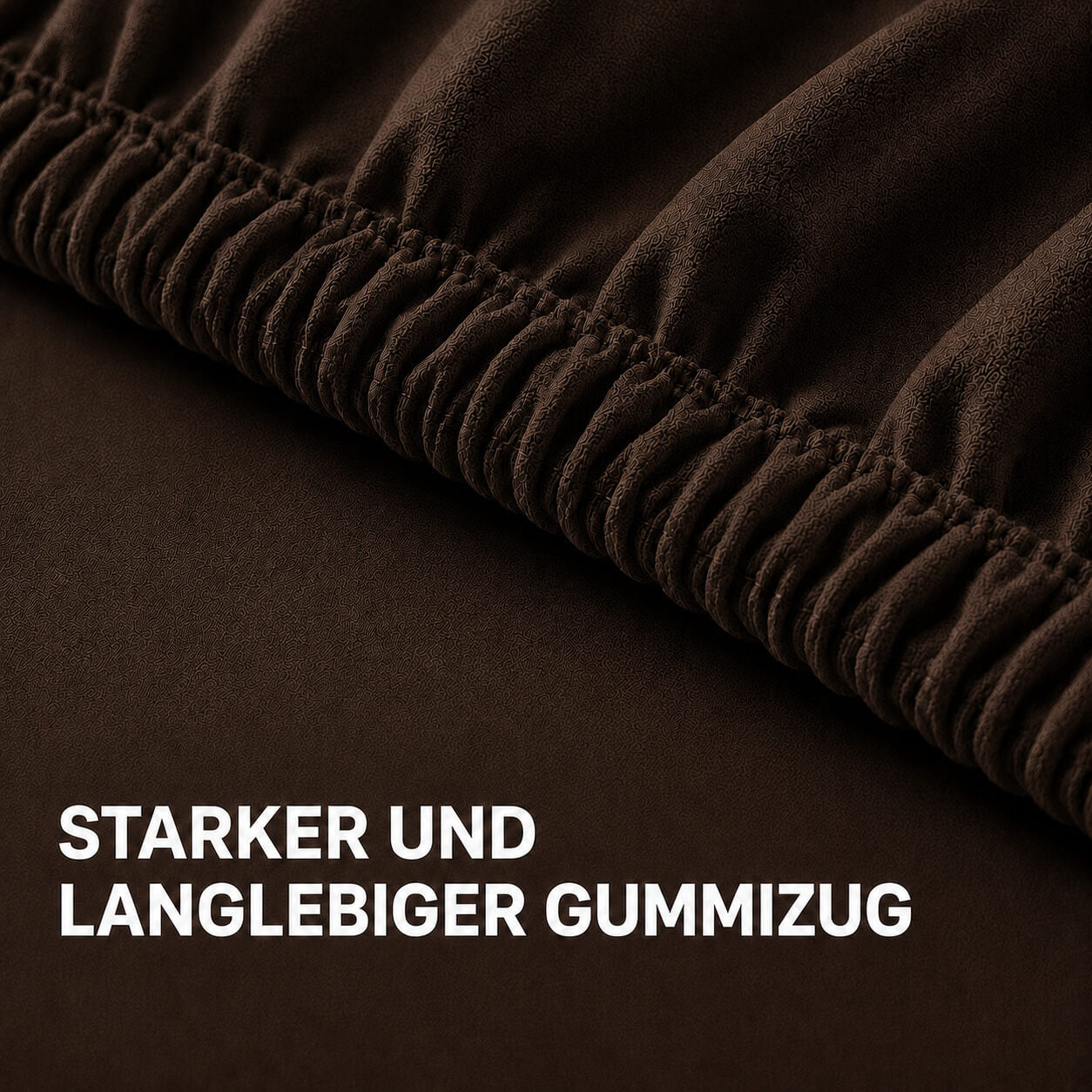 Bonny Home Spannbettlaken Braun – 100 % Baumwolle – Für Einzel- und Doppelbett